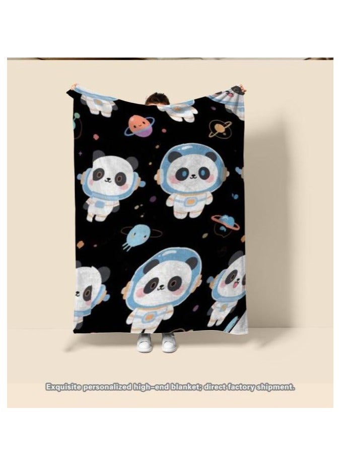 عام بطانية رقيقة من الفانيلا (دافئة ومريحة، ومناسبة للنوم واستخدام الألعاب وإزالة الغبار ومقاومة للرمل) 150 سم * 200 سم - 720 - Image 4