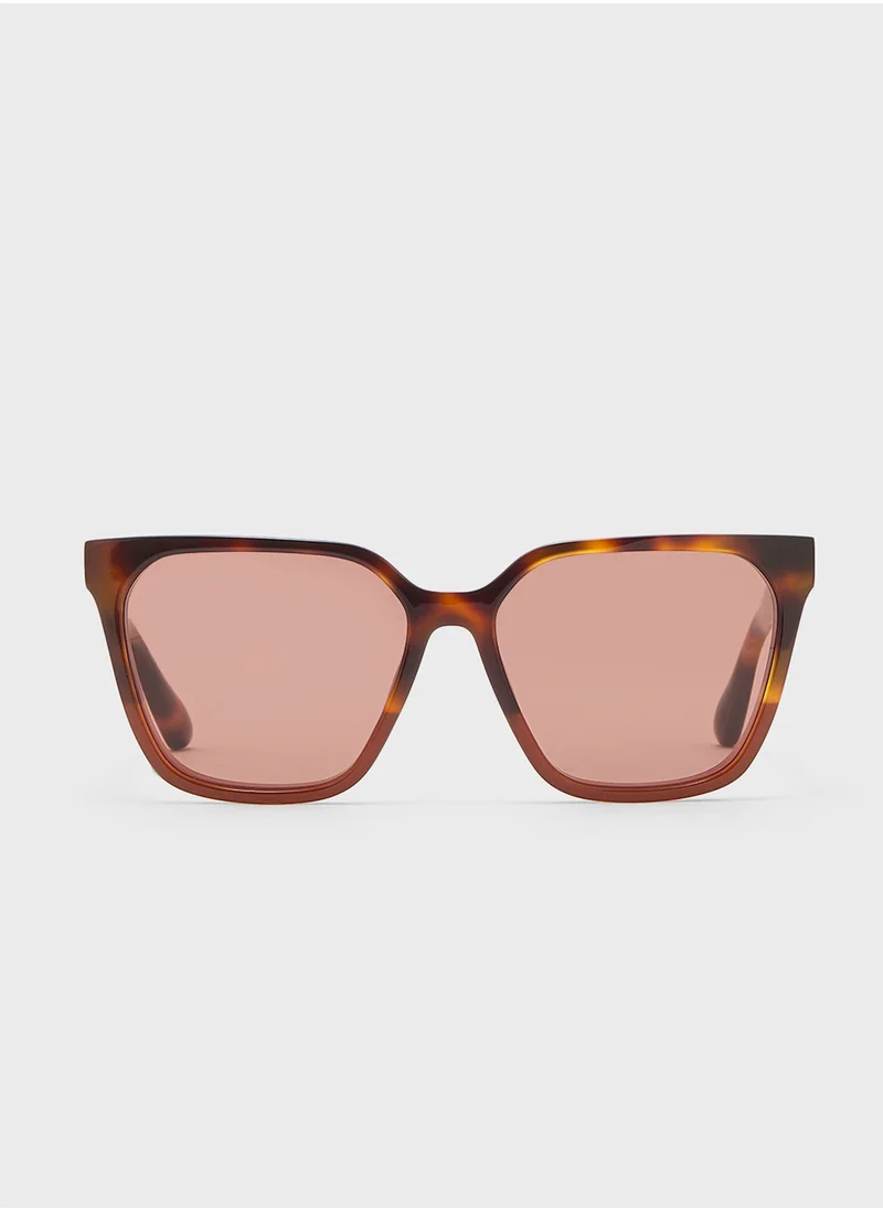 كالفن كلاين Modified Rectangle Sunglasses