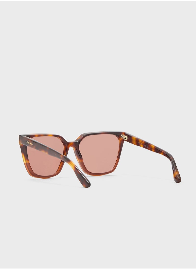 CALVIN KLEIN Modified Rectangle Sunglasses  - Image 3