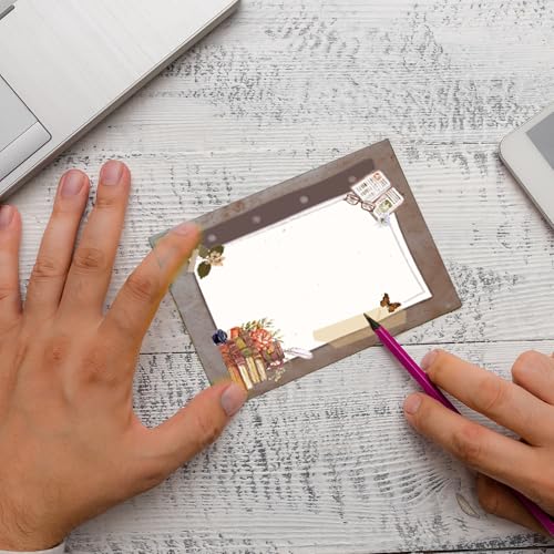 INCOK Book Review Sticky Notes - 9 PCS Aesthetic Book Post it Notes Flower to Do List Memo Vintage Notepads School Supplies Birthday Festival Gift for Women Students Teacher Bookish - Image 5