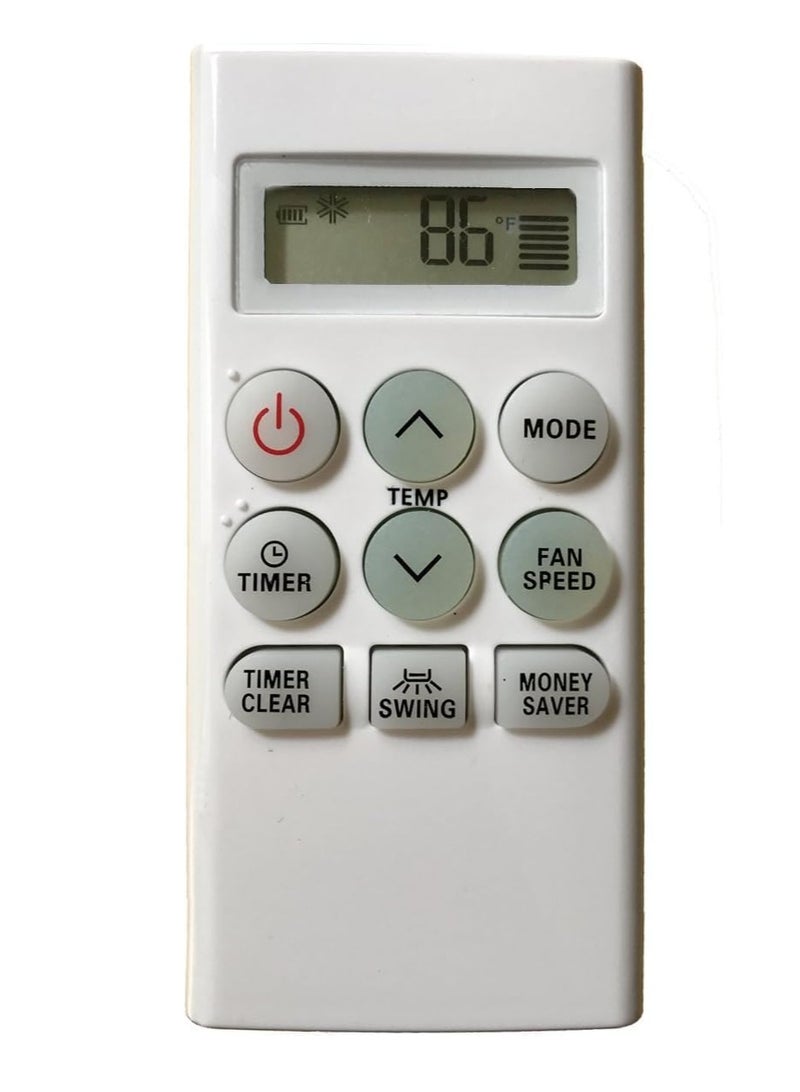 ELTRAZONE Replacement Air Conditioner Remote Control AKB73756218 AKB73756215 AKB73756214 AKB73756213 Work for CP05G10A CP05G10B CP12G10B CP15G10A CP15G30A CP24G30B EP08G11A EP08G11B EP12G33A EP12G33B - Image 1