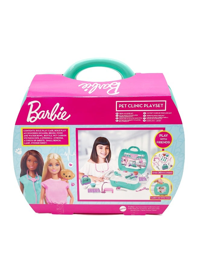 Barbie مجموعة ألعاب عيادة باربي للحيوانات الأليفة - Image 2