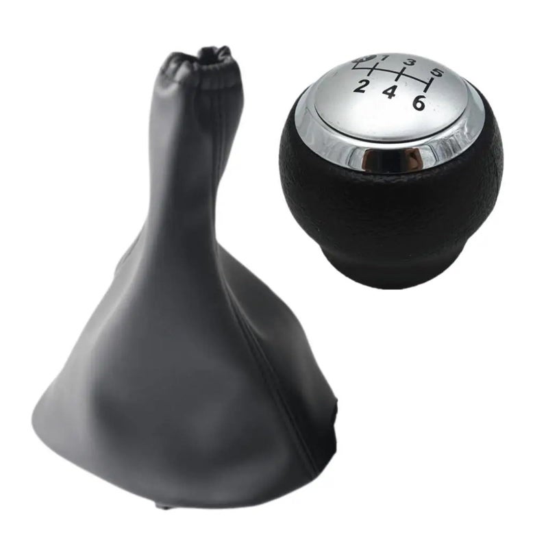 6 Speed Manual Gear Shift Knob Lever Shifter Stick With Boot For Yaris MK2 2005 2011 - Image 2