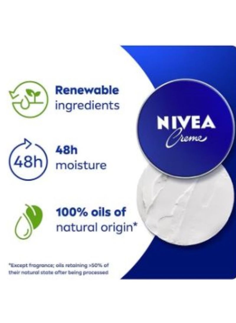 Nivea Moisturising Cream, Universal All Pourpose Moisturizer for Face Body Hands, Tin 150ml - Image 2