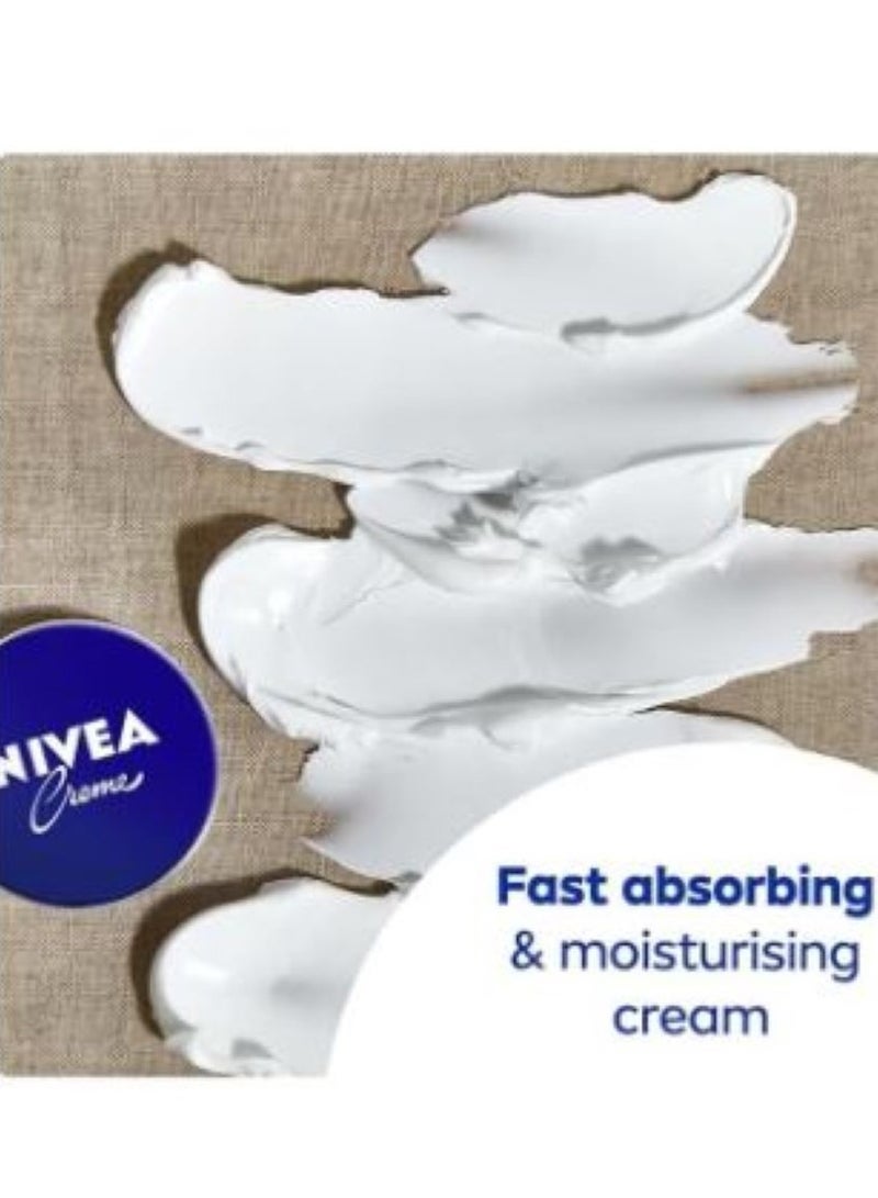 Nivea Moisturising Cream, Universal All Pourpose Moisturizer for Face Body Hands, Tin 150ml - Image 4