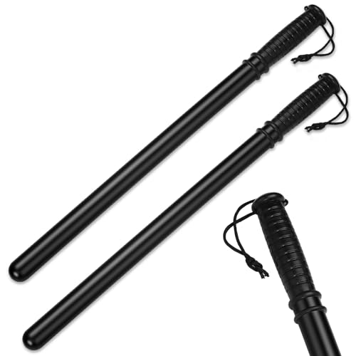 DaisyInner 2 Pcs 21 Inch Black Tire Thumper for Trucker Safety Stick Fish Bat Knocker for Checking Tire Pressure - Image 1