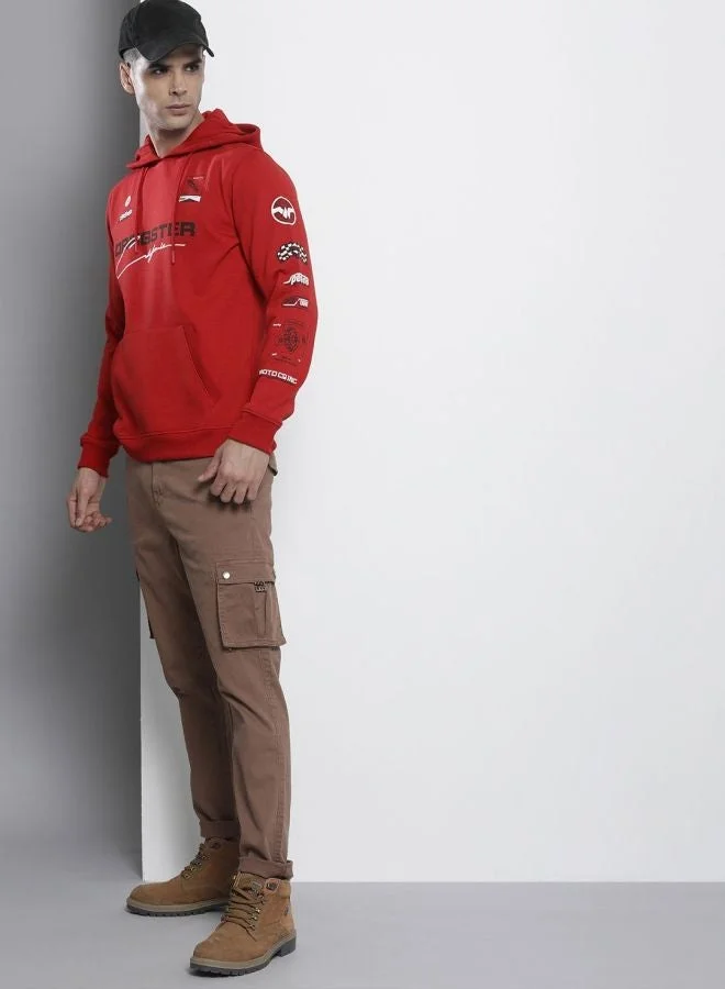The Indian Garage Co  The Indian Garage Co Men Regular Fit Printed Round Neck Full Sleeves Sweatshirt  | Best Price UAE