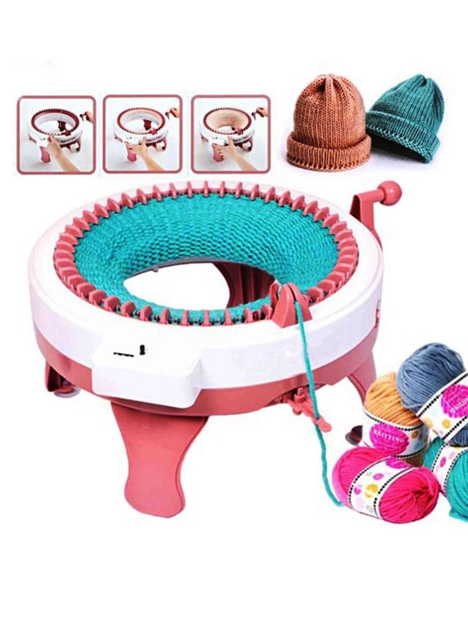 Swing Knitting Machine Plastic Hand Knitting Sewing Machine Children Weaving Toy 48 Needles - Image 2