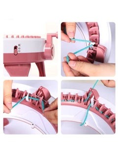 Swing Knitting Machine Plastic Hand Knitting Sewing Machine Children Weaving Toy 48 Needles  - Image 5