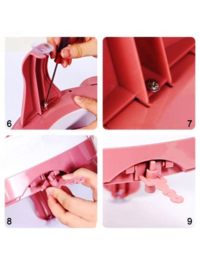 Swing Knitting Machine Plastic Hand Knitting Sewing Machine Children Weaving Toy 48 Needles - Image 4