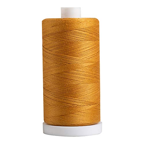 Connecting Threads 100% Cotton Thread - 1200 Yard Spool (Gold) - Image 1