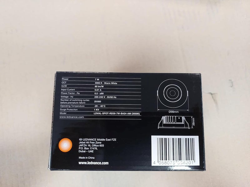 LEDVANCE 7W Warm White LED Spotlight - Image 2