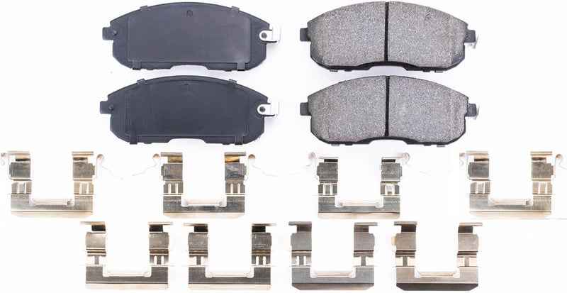 POWERSTOP Front Brake Pads For Infiniti I30 2000-01 |I35 2002-04 |Nissan Altima 2002-06 |Cube 2009-14 |Maxima 2002-03 |Nissan Sentra 2008-19 - Ceramic Brake Pads With Installation Hardware, 17-815A - Image 2