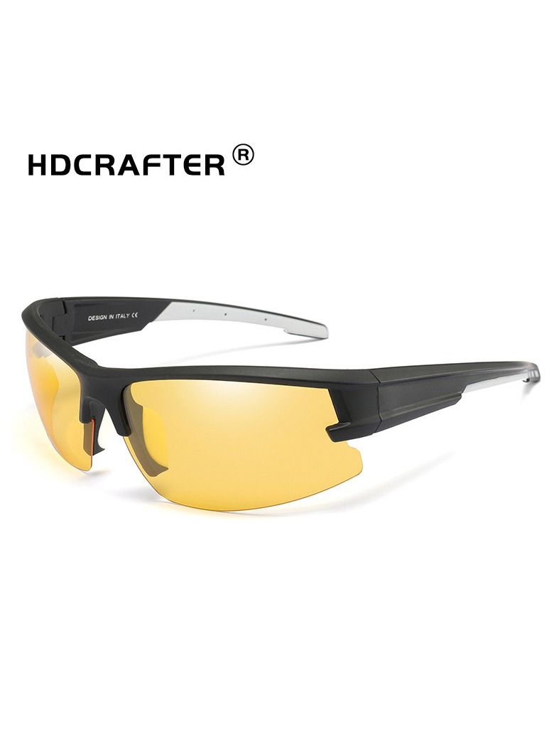 HDCRAFTER New Men's Sports Polarization UV Protection Sunglasses - Image 1