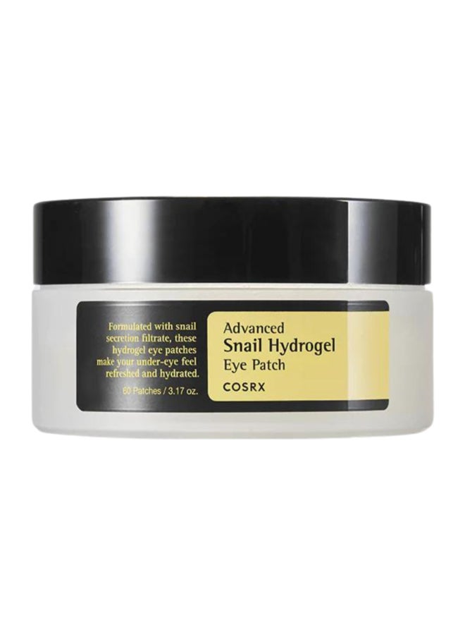 COSRX Advanced Snail Hydrogel Eye Patch Visibly Hydrate, Plump, And Brighten For Radiant Eyes 60 Patches 3.17ounce - Image 1