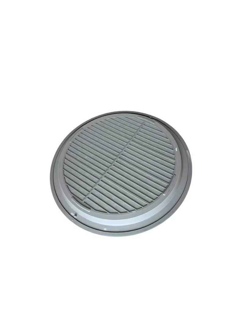 Plastic & Silicon Round Anti-slip Tray With Edges 34cm - Image 3