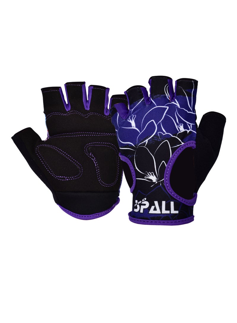 Spall Half Finger Ladies Gym Workout Weight Lifting Gloves Breathable Gym Gloves For Fitness Bodybuilding Crossfit Exercise Yoga - Image 1