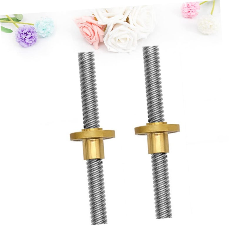 2Pcs Stainless Steel Lead Screw Threaded Rod with Nut for Stepper Motor and 3D Printer Parts - Image 4