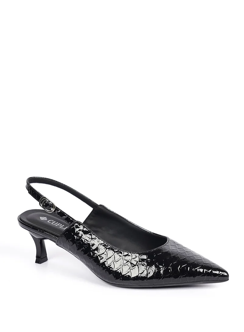 كابلي Sling back Snake print Pumps