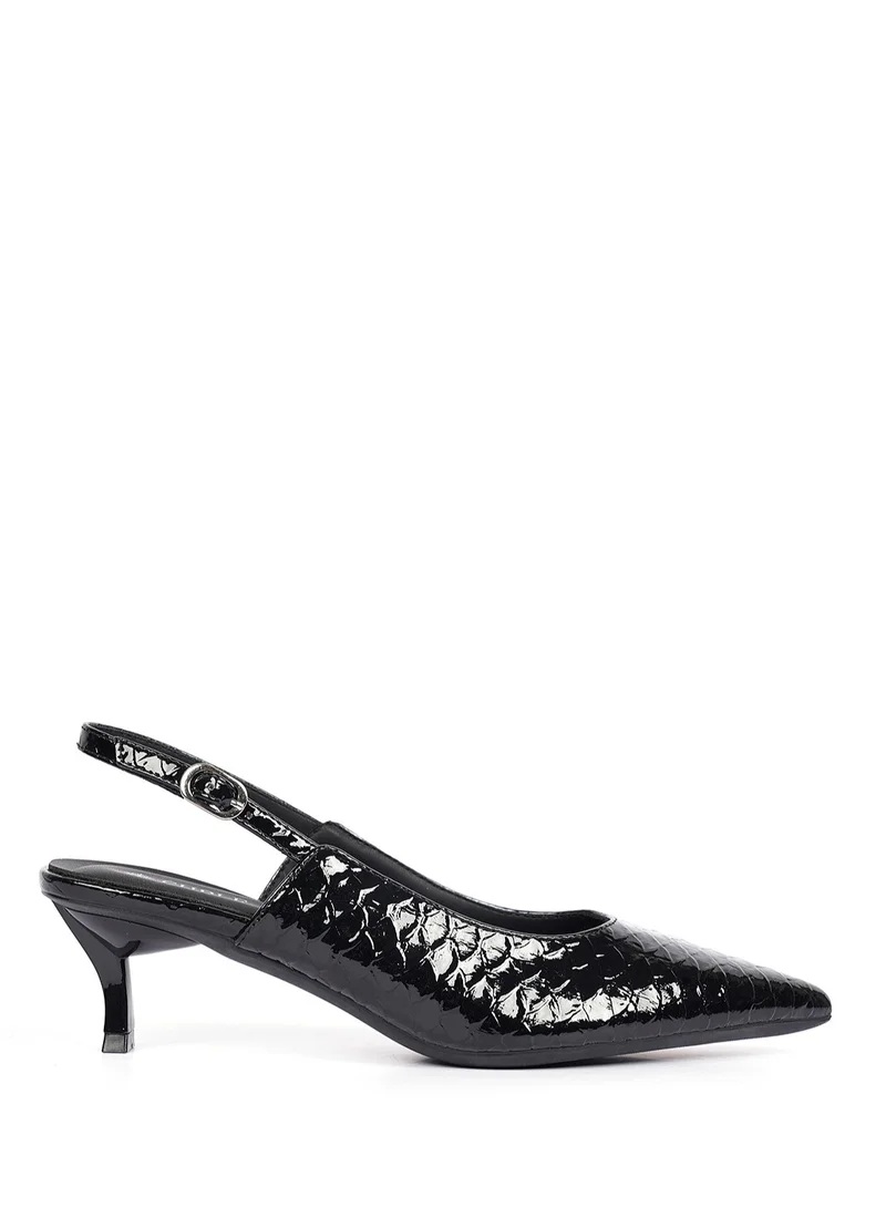 كابلي Sling back Snake print Pumps