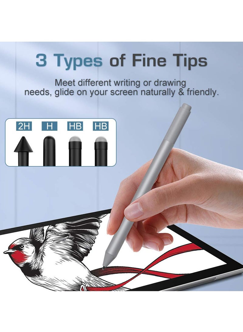 Surface Pen Tips Set, 2H HB B Refill Kit for Microsoft Surface Pro 9 8 7 6 5 4 Series and Surface Book 1 2, Surface Go, Surface Laptop Touch Stylus - Image 3