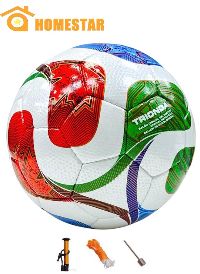 HOMESTAR Football World Cup 2026 Trionda Official Size 5, adult players practice football, professional football soft cover sports football indoor and outdoor children's football youth - Image 1
