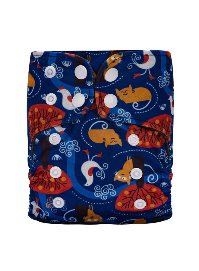 حفاضات أطفال حديثي الولادة - بنطال قطبي قطني - حلقة بول قابلة للتنفس وقابلة للغسل - بناطيل تدريب للأطفال - مقاومة للماء ومانعة للتسرب