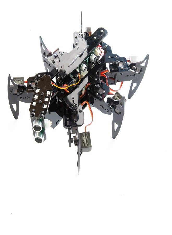 Adeept Hexapod Spider Robot Kit Compatible with Arduino IDE, Spider Walking Crawling Robot, Self-stabilizing Based on MPU6050 Gyro Sensor, STEAM Robotics Kit with PDF Manual - Image 1