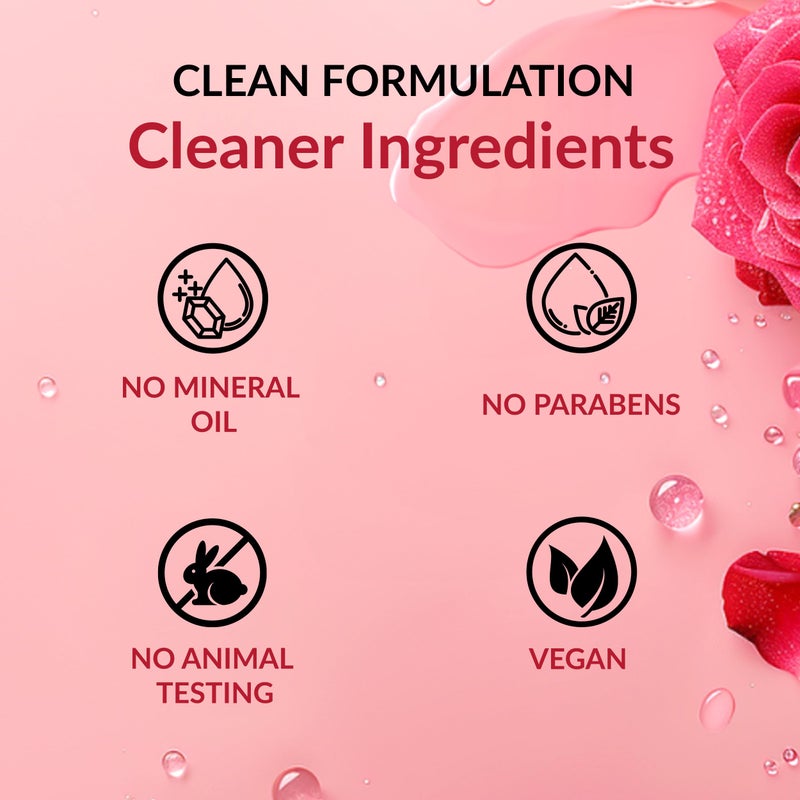 Good Vibes Rose Glow Face Toner Spray | Balances pH | Minimize Pores | Refreshing & Hydrating Facial Mist | Paraben & Alcohol Free | 4.06 Fl Oz/120ml - Image 5