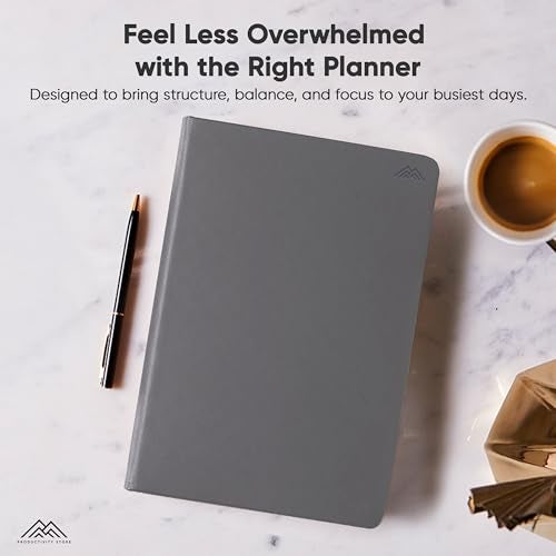 PRODUCTIVITY STORE Hourly Planner & Appointment Book (8.5” x 11”) - Premium Hourly Planner with Daily Schedule & 30-Minute Time Slots for Better Time Management by PRODUCTIVITY STORE (A4, Gray) - Image 2