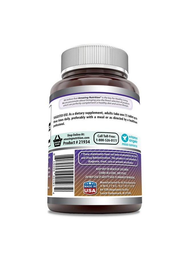 أقراص Amazing Formulas L-Arginine 1000mg | مكمل غذائي للأحماض الأمينية للنساء والرجال | غير معدل وراثيًا | خالٍ من الجلوتين | صُنع في الولايات المتحدة الأمريكية (240 قرصًا) - pzsku/Z3DA0C00E50745D952ADEZ/45/_/1740202246/851bad5b-2f05-4719-ad6b-8045c9ee23d3