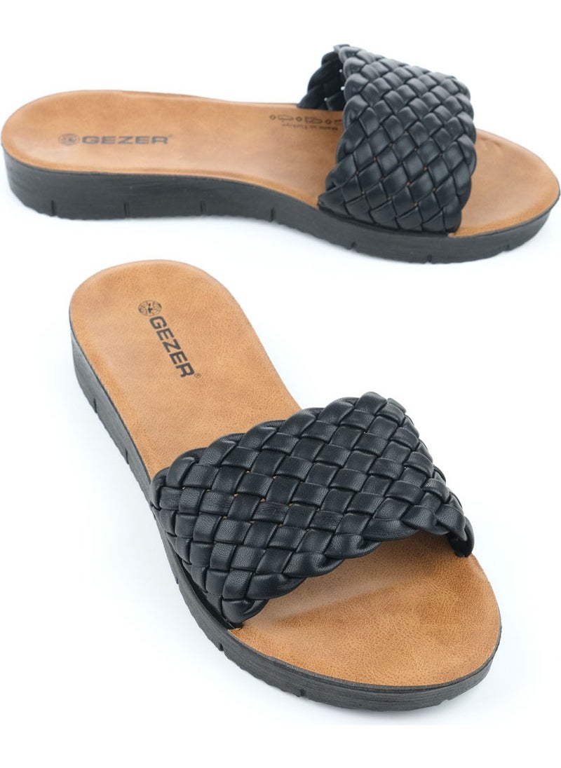 Gezer - Summer Faux Leather Women's Slippers - Image 1