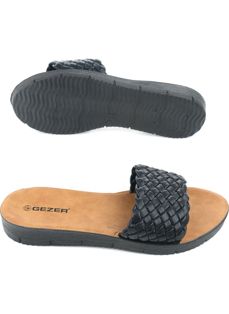 Gezer - Summer Faux Leather Women's Slippers - Image 1