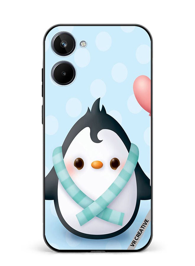 Protective Case Cover For Realme 10 Baby Penguin Design Multicolour