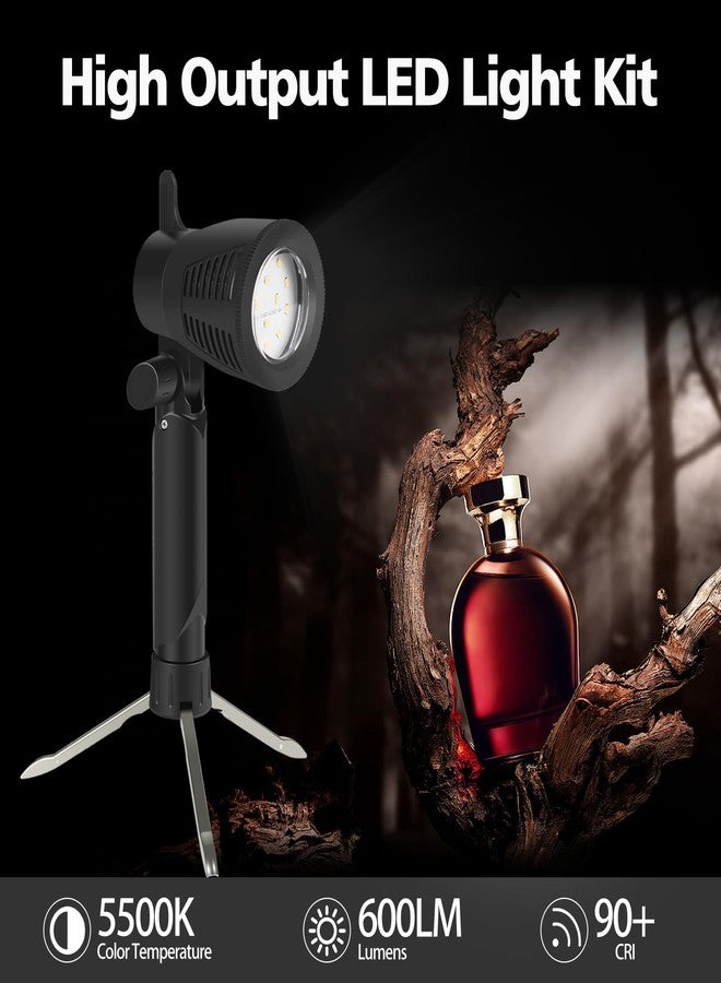 Emart Photography LED Continuous Light Lamp 5500K Portable Camera Photo Lighting for Table Top Studio - 2 Sets - Image 2