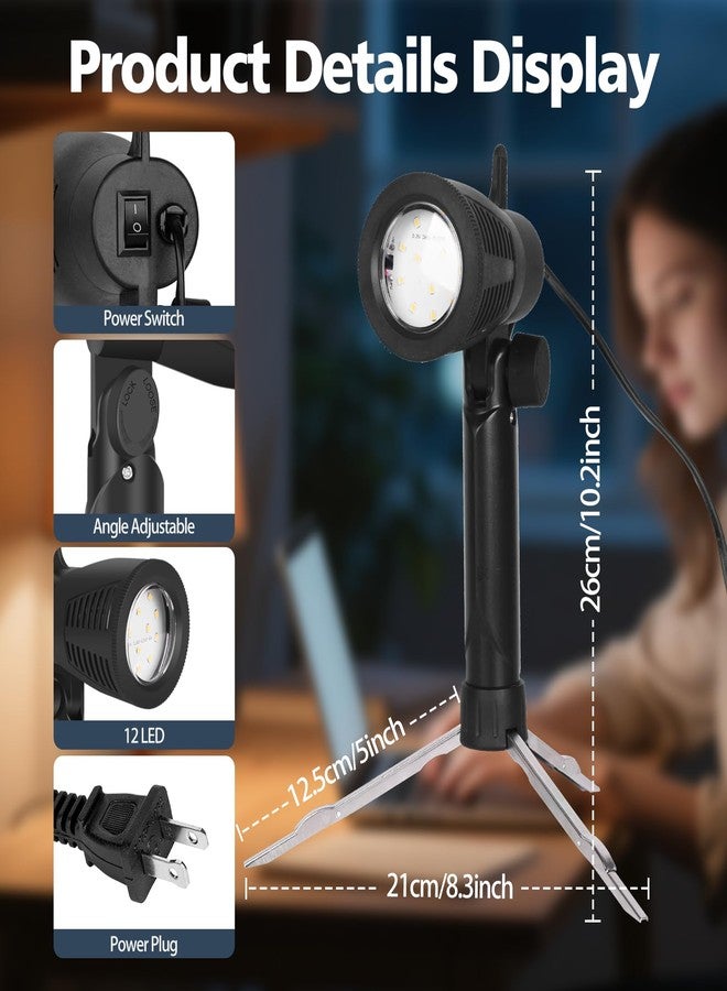 Emart Photography LED Continuous Light Lamp 5500K Portable Camera Photo Lighting for Table Top Studio - 2 Sets - Image 5