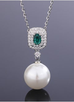 Al Aoyama Copper gold-plated inlaid simulation color treasure pearl simple pearl set  - Image 2