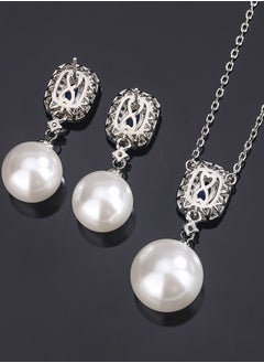 Al Aoyama Copper gold-plated inlaid simulation color treasure pearl simple pearl set  - Image 4