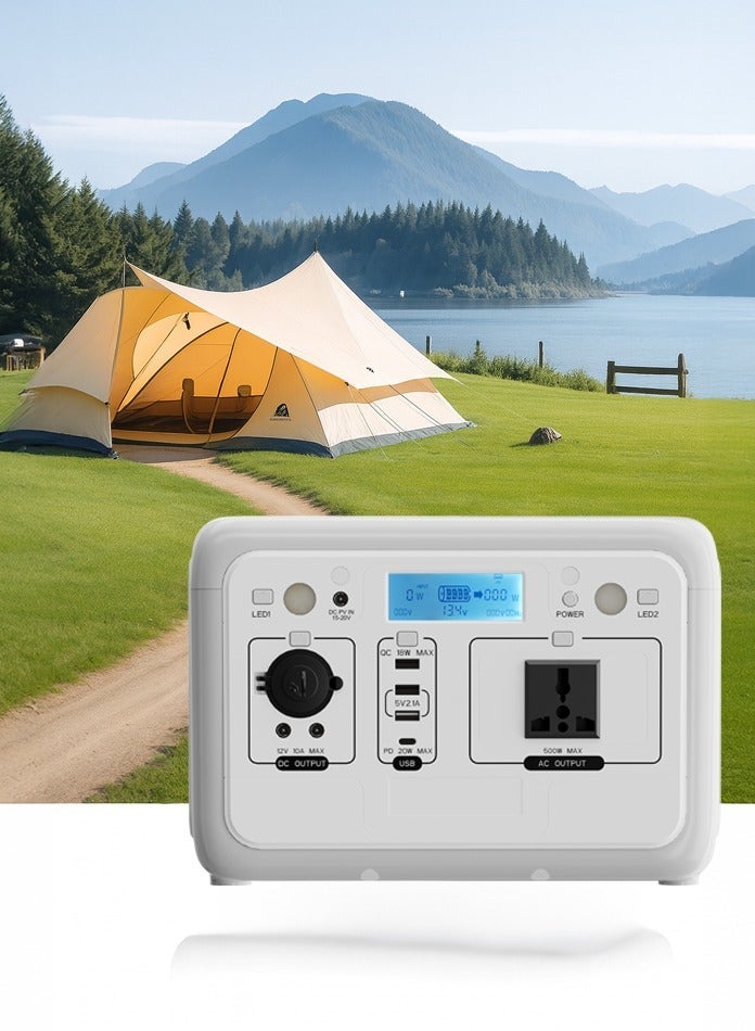 MODI Portable Power Station - Solar Generator for Camping, Outdoo & Home Emergency 500 W & Portable Foldable Solar Panel – High-Efficiency Multi-Device Charging Outdoor Power Solution for Camping - Image 2