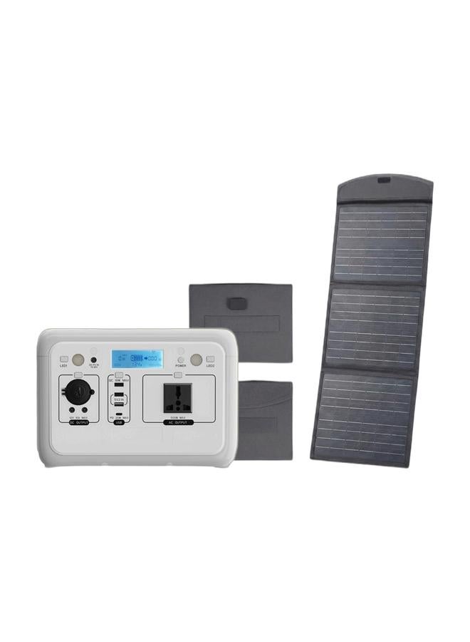 MODI Portable Power Station - Solar Generator for Camping, Outdoo & Home Emergency 500 W & Portable Foldable Solar Panel – High-Efficiency Multi-Device Charging Outdoor Power Solution for Camping - Image 1