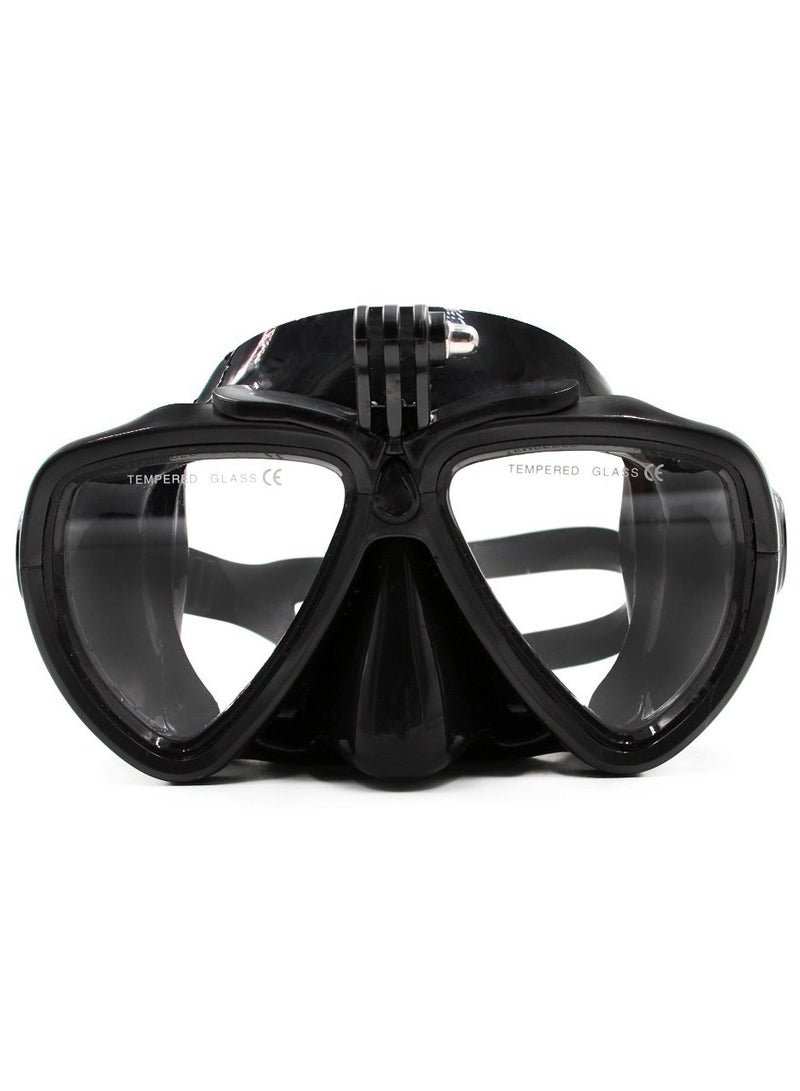 Diving Goggles with GoPro Compatibility for Hero 7, 6, 5, 4, 3, 2, Session 4, 5, Fusion 360, and DJI Osmo Action Cameras - Capture Underwater Beauty with Snorkel Glasses. - Image 2