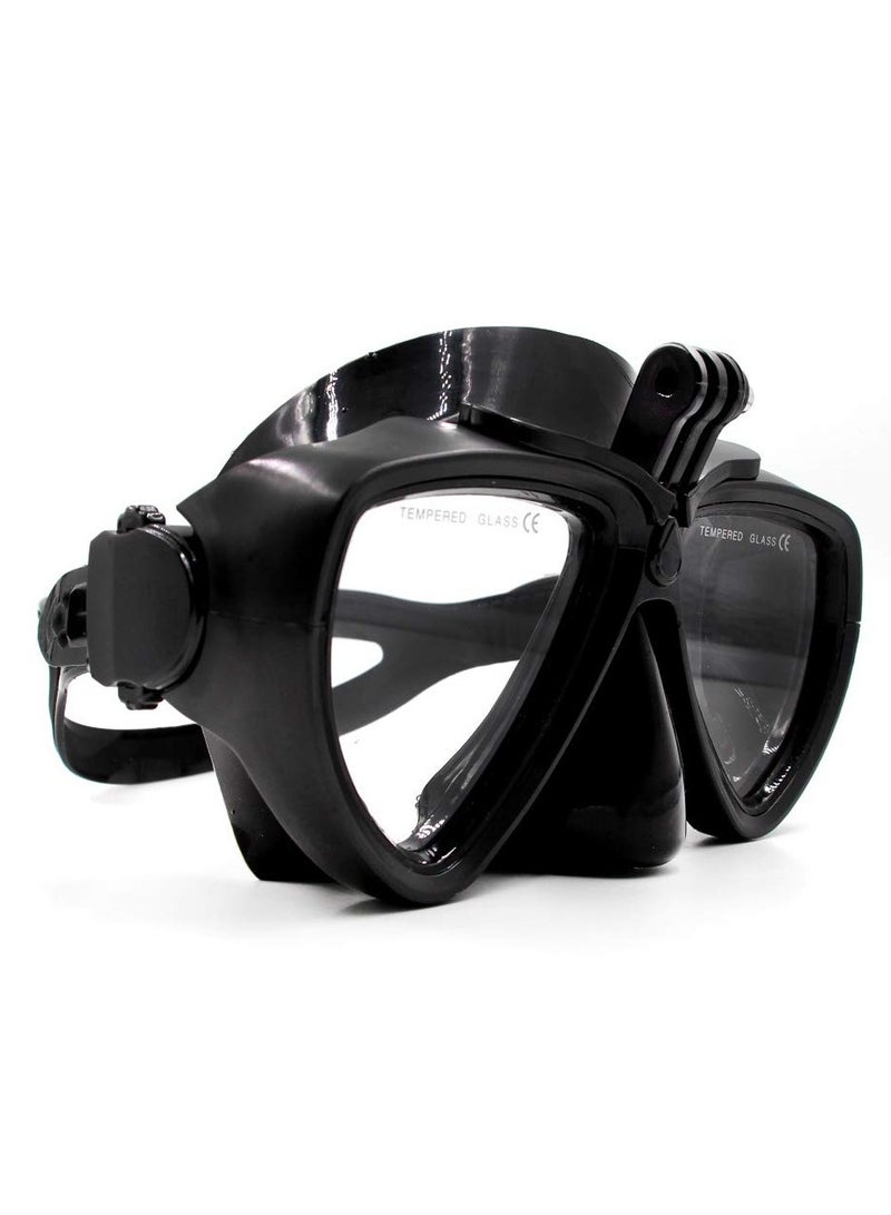 Diving Goggles with GoPro Compatibility for Hero 7, 6, 5, 4, 3, 2, Session 4, 5, Fusion 360, and DJI Osmo Action Cameras - Capture Underwater Beauty with Snorkel Glasses. - Image 4