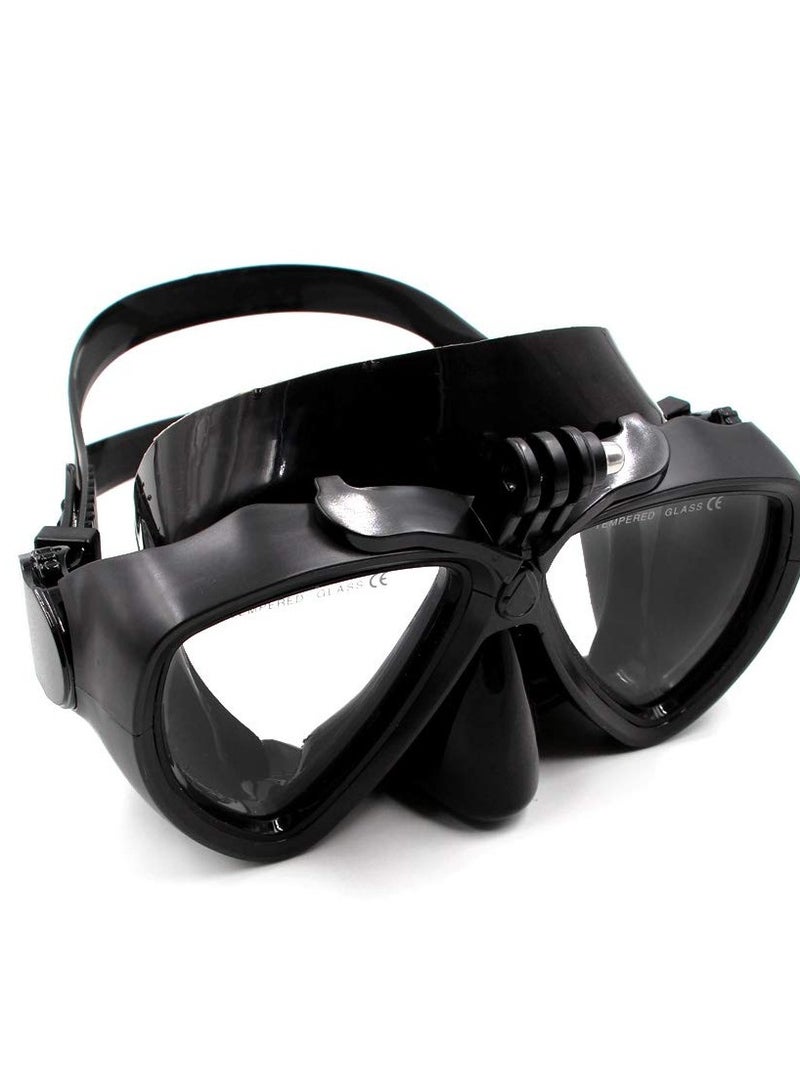 Diving Goggles with GoPro Compatibility for Hero 7, 6, 5, 4, 3, 2, Session 4, 5, Fusion 360, and DJI Osmo Action Cameras - Capture Underwater Beauty with Snorkel Glasses. - Image 3
