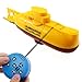 Tipmant Mini RC Submarine Toy Remote Control Boat Underwater Electric Diving Water Fish Tank Kids Birthday Gift Yellow - Image 4