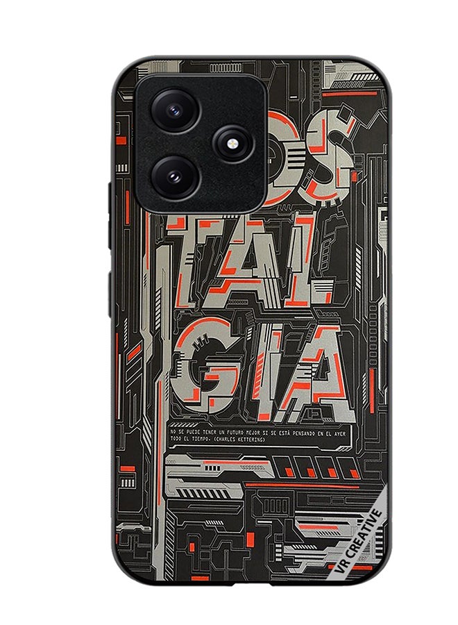 VR CREATIVE Protective Case Cover For Xiaomi Poco M6 Pro 5G Nostalgia Design Multicolour - Image 1