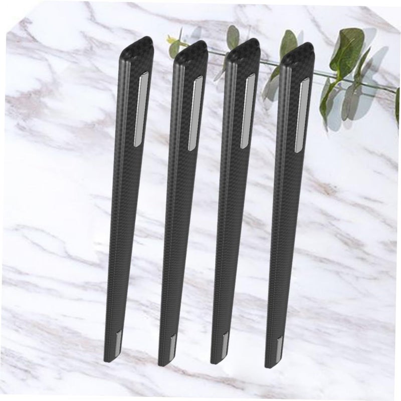 4 Pack Car Door Scratch Bumper Strip Flexible Black Rubber Vehicle Collision Sticker - Image 5