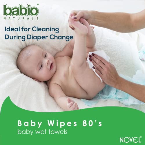NOVEL Baby Wet Wipes/Pack With Lid (Pack of 3-80 sheet) - Image 5