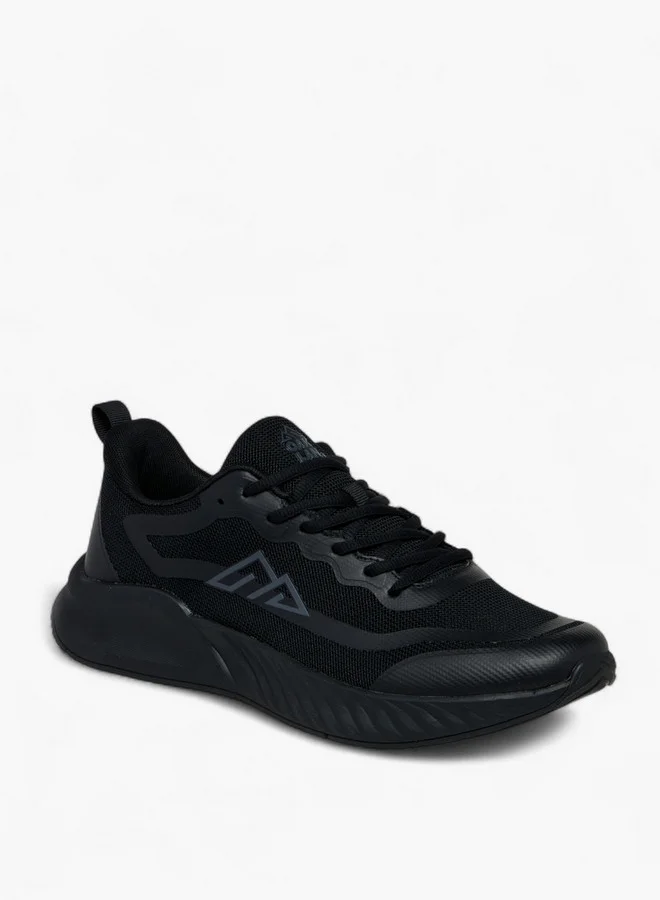 Oaklan by Shoexpress Panelled Lace-Up Sports Shoes