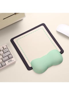 Little Bear Hall Silicone Wrist Pad Mouse Pad Memory Foam Keyboard Hand Holder Cute Office Bowl Holder Palm Support Wrist Pad-Pattern:Mouse Pad Indigo Blue
