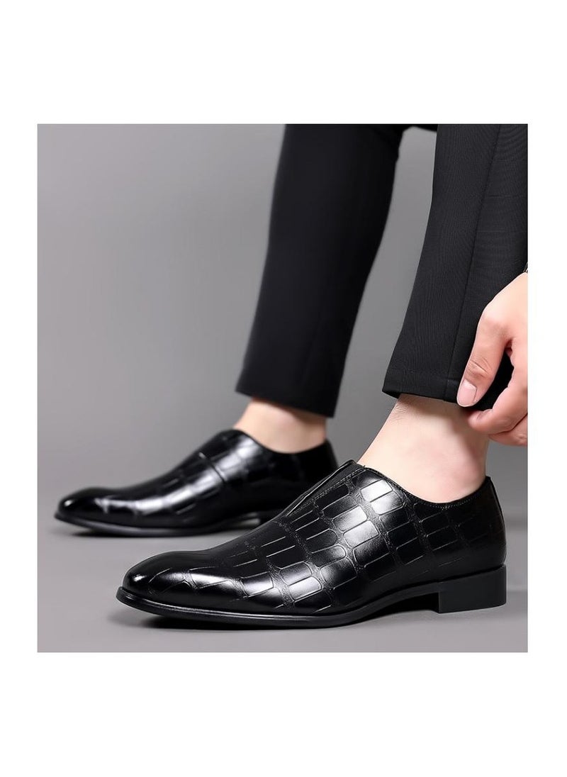 KUYING - New Men's Business Leather Shoes - Image 1